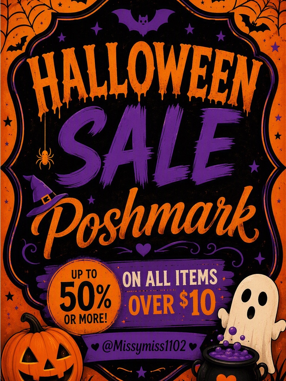 Halloween Sale all items on sale